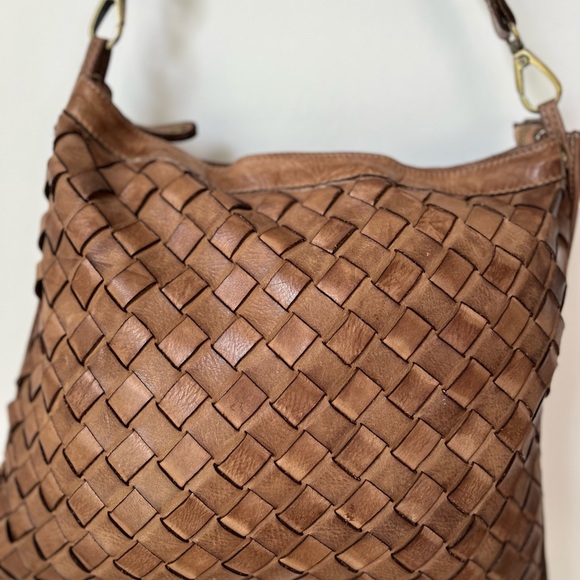 Civico 93 Leather Shoulder Bag Made in Italy - Picture 2 of 12